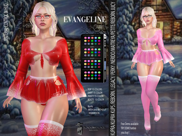 PROMO 50 OFF >> Evangeline Outfit By BlackbirdLace