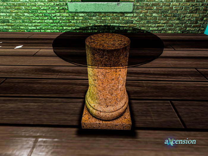 aX: Table Stone Pillar