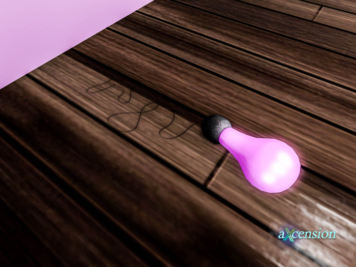 aX: Deco Blinker Lamp Pink