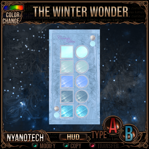 =^.^= Curious Kitties Nyanotech HUD [Type A+B] - Winter Wonder