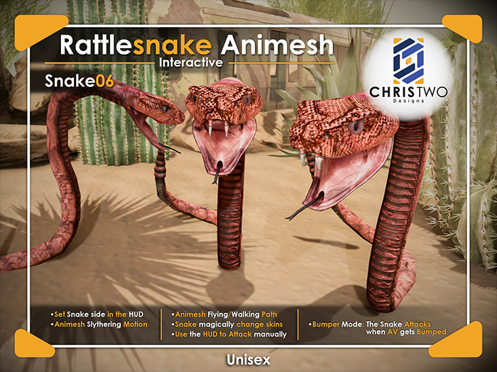 Rattlesnake Animesh - Single 06 - [Chris Two Designs]