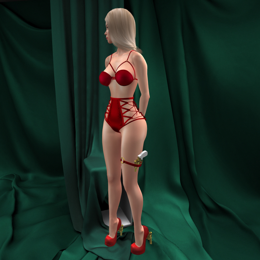 *Tentacio* Glamour RED set Maitreya