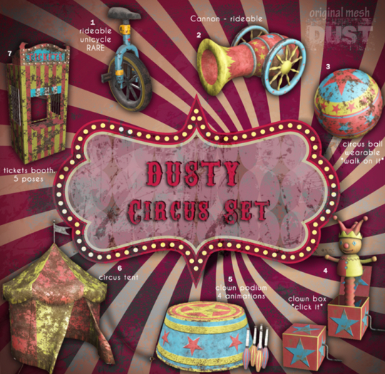 2 DUST: Dusty Circus Cannon Rideable [add]