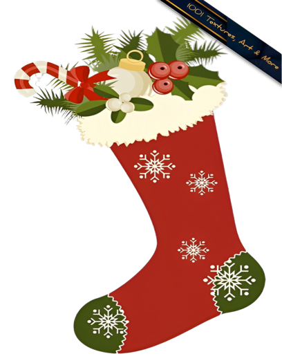 Christmas Socks Alpha Texture - Full Perm