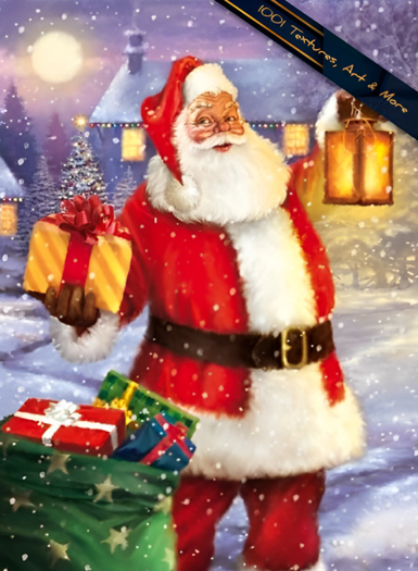 Vintage Christmas Texture 8 - Full Perm