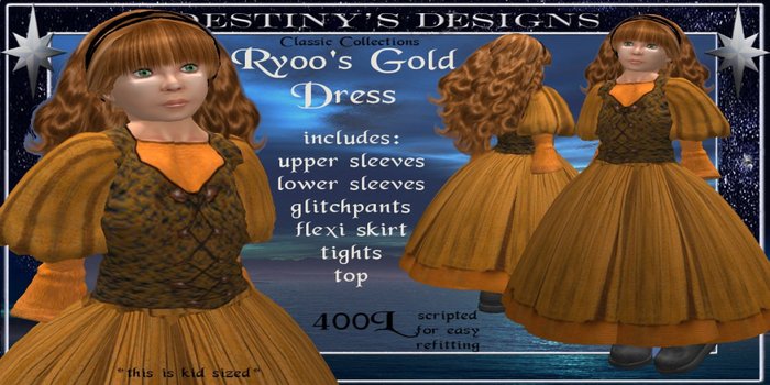 !~DD~! Ryoo's Gold Dress