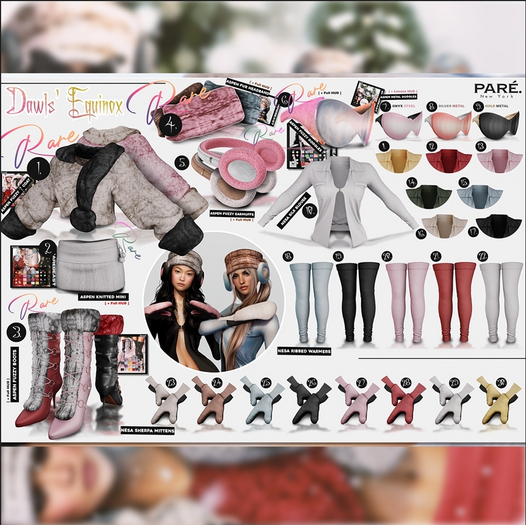 3. Pare.Aspen Fuzzy Boots - RARE
