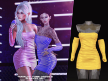 #KLUBB "Natalia" Tube Dress & Sleeves [Dandelion]