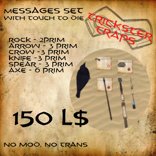Trickster Trap Box - Messages Set -Rez to Unpack