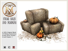 [MoonSha] Straw Bales & Pumpkins (Boxed)