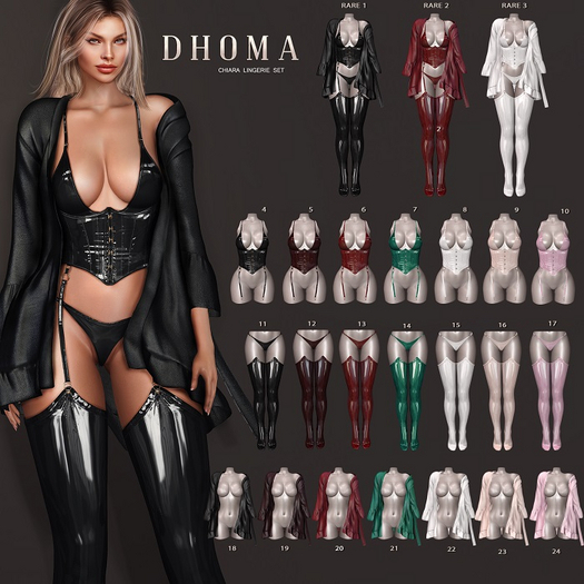 3. Dhoma Chiara Set Lara White RARE