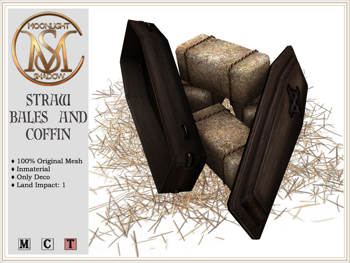 [MoonSha] Straw Bales & Coffin (Boxed)
