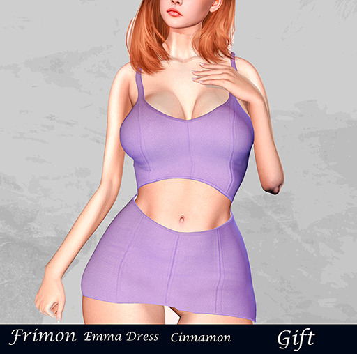 EMMA DRESS  LILAC     V