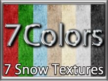 Zoy Texture [ Snow Road 02 ] Seamless - 7 Colors