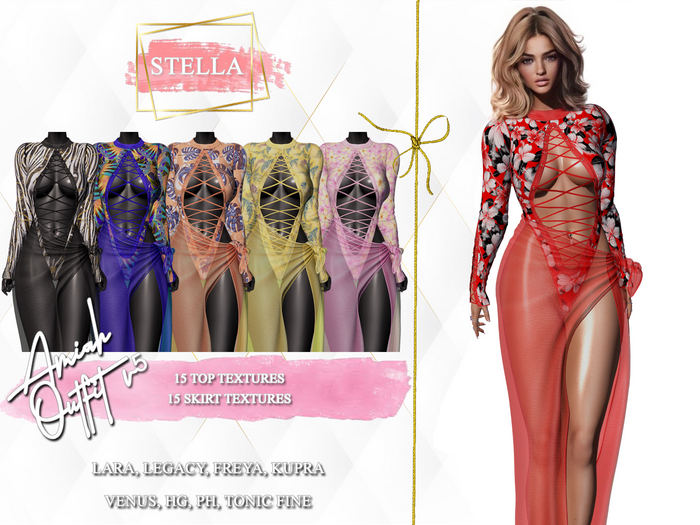 {ST} Amiah Outfit v5 *FATPACK*