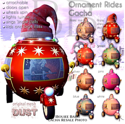 1 DUST: Ornament Car Ice RARE