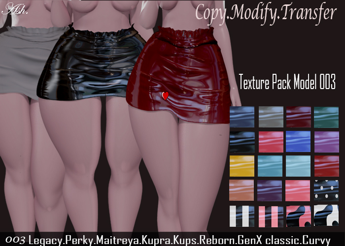 Ash.Full Perm.Texture Pack Model 003