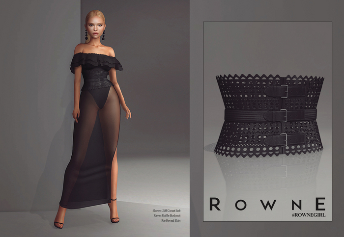 Jeune by Rowne.Raven Ruffle Bodysuit - Demo