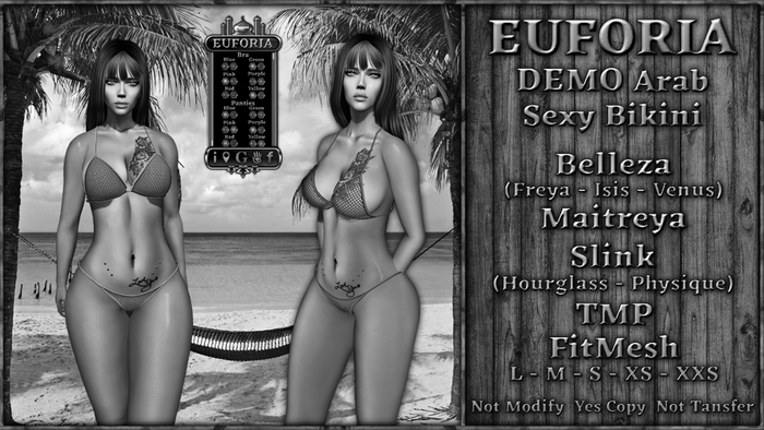 DEMO * EUFORIA * Fatpack Arab Sexy Bikini