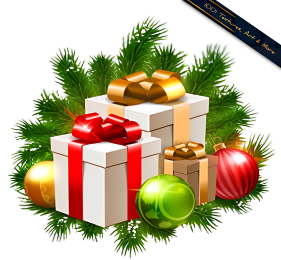 Christmas Presents Alpha Texture - Full Perm