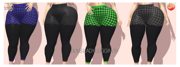 B.ORIGINAL. PEACH BOSS LADY LEGGINGS - WHITE