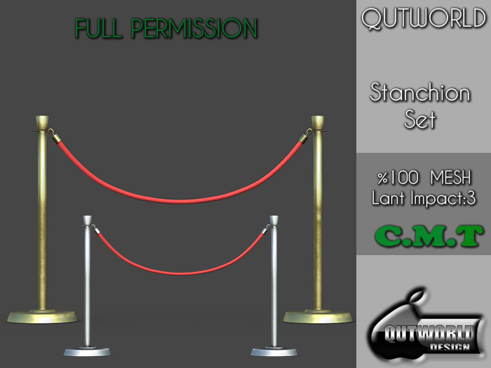 .::QUTWORLD Stanchion Set::.FP 