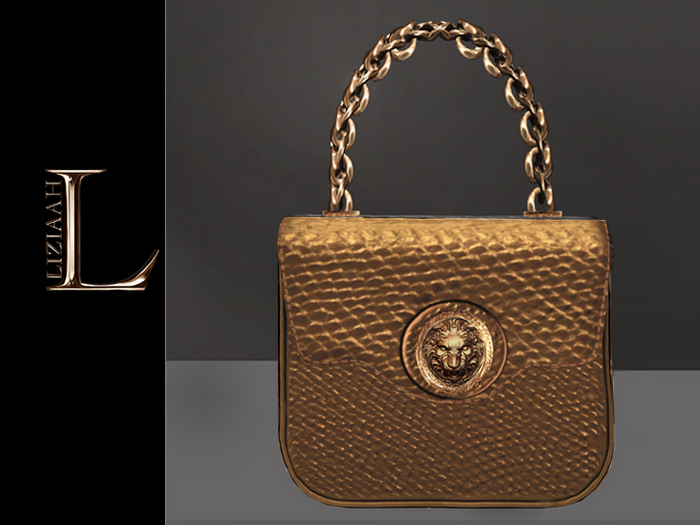 [LIZ] Le lion purse {Gold}