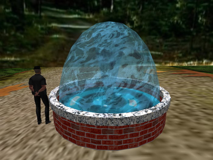 brick fountian waterpool 2 Li c/m