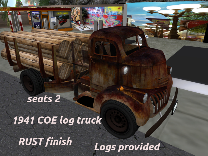 1941 COE log truck - RUSTY(boxed)