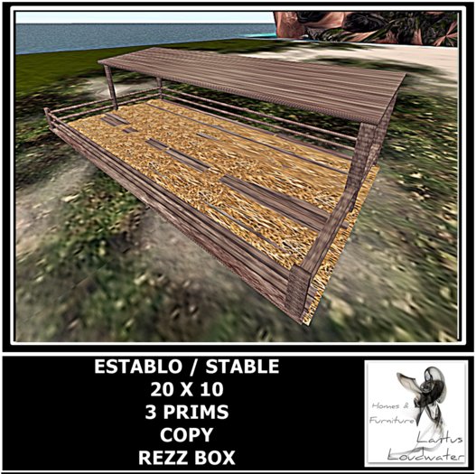 Establo Semitechado 20x10x5 REZZ BOX