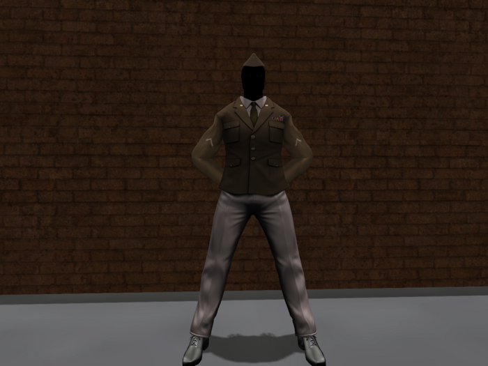 Army Green Service Uniform Enlisted Male Pack