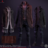 //Ascend// Noel Long Jacket - Red