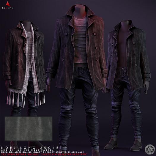 //Ascend// Noel Long Jacket - Grey