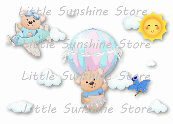 їз ☀ Wall Decal - Up, Up and Away ( It's Not Texture ) ☀ εїз