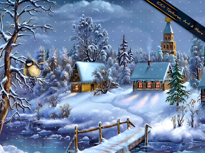 Christmas Village Full Perm Texture