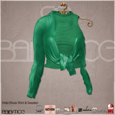 Baiastice_Anteja Sweater & Shirt-Green