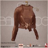 Baiastice_Anteja Sweater & Shirt-Brown