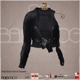 Baiastice_Anteja Sweater & Shirt-Black