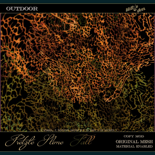 Lilith's Den - Pretzle Slime Mould Patches - Fall [ Mesh ]