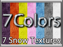 Zoy Texture [ Snow Road 03 ] Seamless - 7 Colors