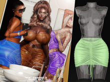 #KLUBB "Nia" Skirt [Jaded]