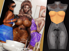#KLUBB "Nia" Corset [Peachy]