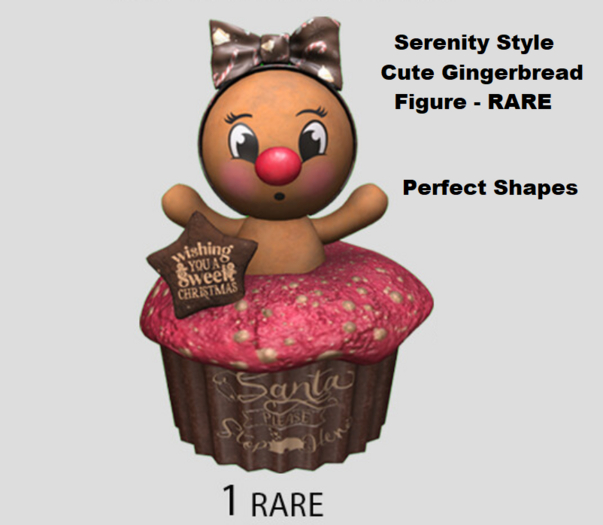 1. Serenity Style- Cute Gingerbread Figure - RARE