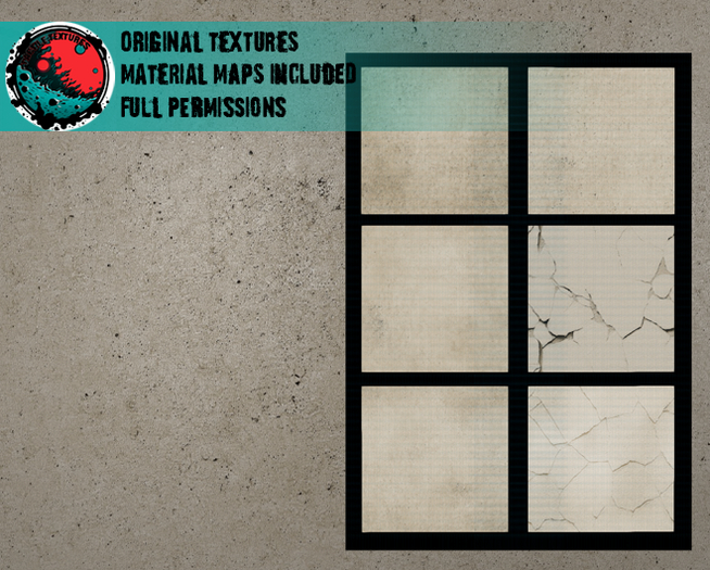 ::T:: Materials Texture: Concrete Set 1-6a (15% off)
