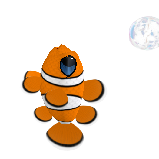 (7S) Uncommon Fish: Orange Clownfish