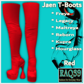[R39] Jaen T-Boots-Red