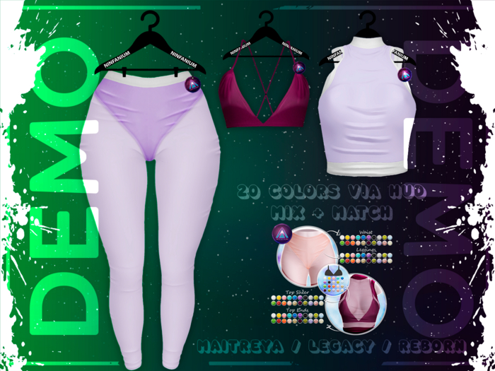 <-NINFANIUM->(DEMO) SPORTY OUTFIT(SHEER)