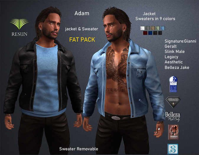 Res_Adam Jacket and shirt Fat Pack