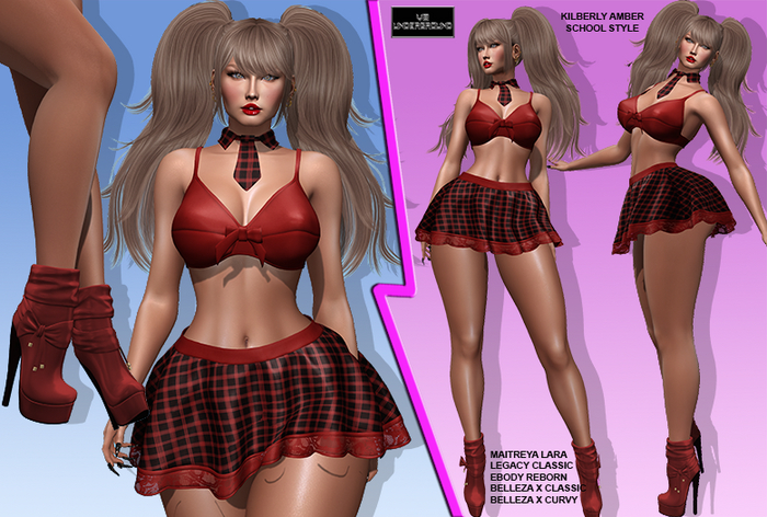 **KILBERLY AMBER RED WINTER COMPLET OUTFIT**