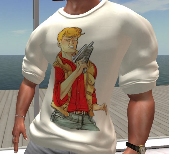 AGHARTI- MYSTERE SHIRT ROLLED UP WHITE